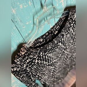 🔥❤️🔥 Style & Co Geometric Print Women Blouse 3/4 Sleeve Stretchy Blouse Size …